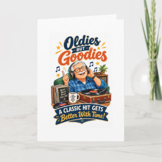 Opa Geburtstagskarte Oldies but Goodies Karte