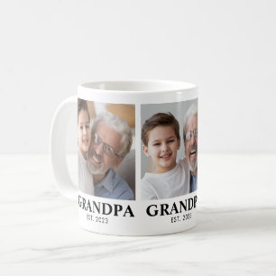 Opa gegründet 3 Foto Großelterntag Kaffeetasse