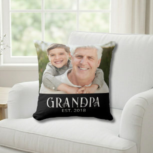 Opa gegründet Foto-Geschenk Kissen