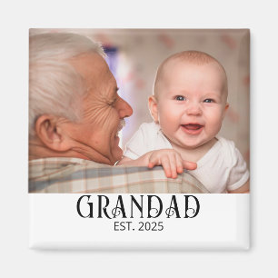 Opa gegründet Foto-Magnet Magnet