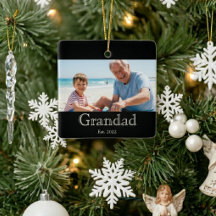 Opa gegründet Foto Weiß Fett Minimaler Text