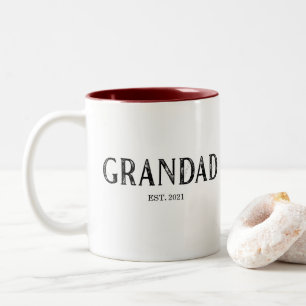 Opa Gegründet im Jahr Zweifarbige Tasse