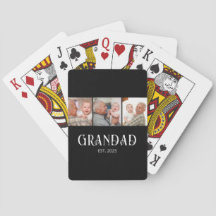 Opa gegründet Modern 3 Foto  Spielkarten