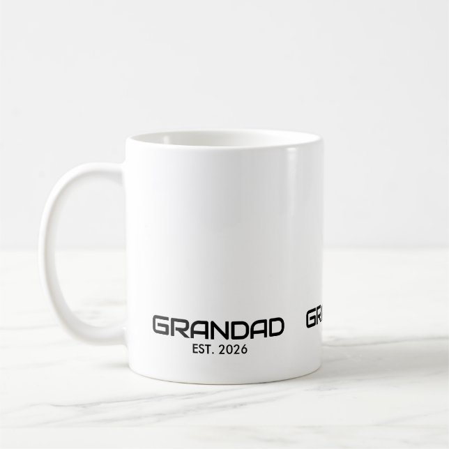 Opa gegründet Neuer Opa-Geschenk  Kaffeetasse (Links)