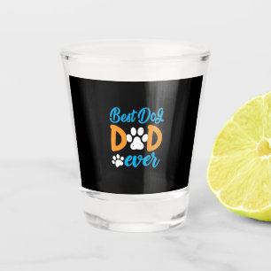 Opa-Geschenk Bester Hundepapa überhaupt Schnapsglas