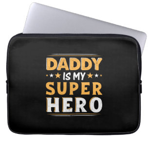 Opa-Geschenk   Daddy ist mein Super-Held Laptopschutzhülle