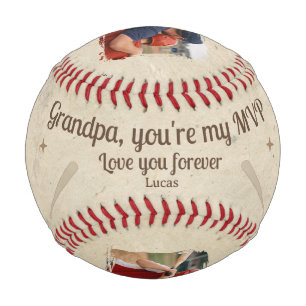 Opa Geschenk Du bist mein MVP Foto Andenken Baseball