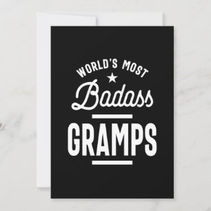 Opa-Geschenk für die Mens-Welt mit den meisten Bad Einladung