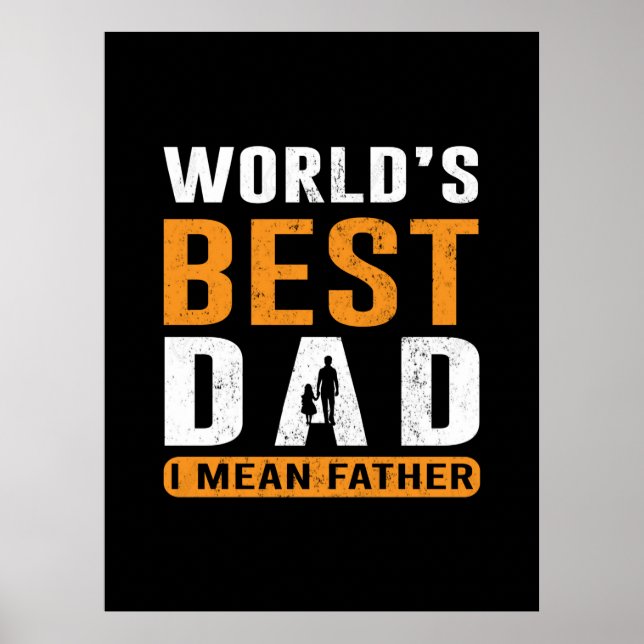 Opa-Geschenk | I Gemein Vater Poster (Vorne)