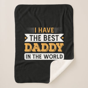 Opa-Geschenk   Ich habe den besten Papa der Welt Sherpadecke