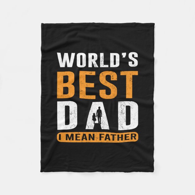 Opa-Geschenk | Ich meine Vater Fleecedecke (Vorderseite)