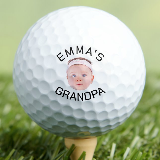 Opa-Geschenk, individuelles BabyGesicht, Foto-Gesc Golfball (Von Creator hochgeladen)