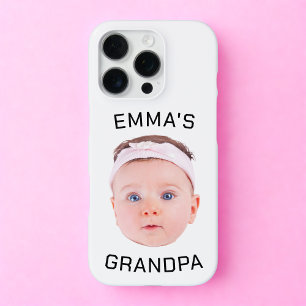 Opa-Geschenk, individuelles BabyGesicht, Foto-Gesc iPhone 16 Pro Hülle