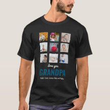Opa-Geschenk | Liebe You Papa Foto T - Shirt