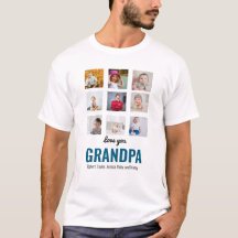 Opa-Geschenk | Liebe You Papa Foto T - Shirt