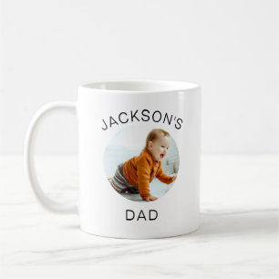Opa-Geschenk Personalisiertes BabyGesicht für Groß Kaffeetasse