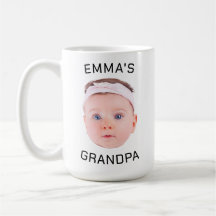 Opa-Geschenk-Tasse, Custom Baby Face, Foto-Geschen