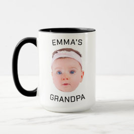 Opa-Geschenk-Tasse, Custom Baby Face, Foto-Geschen Tasse