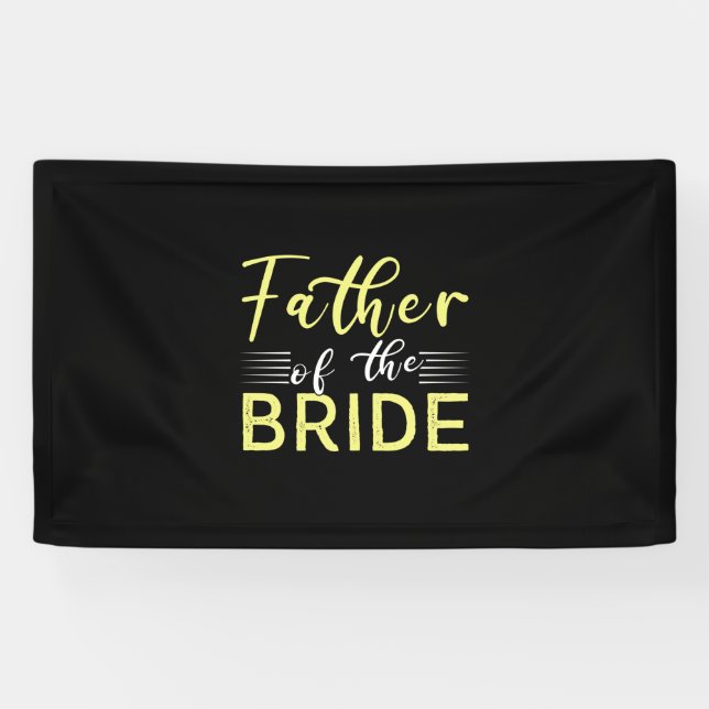 Opa-Geschenk | Vater der Braut Banner (Horizontal)