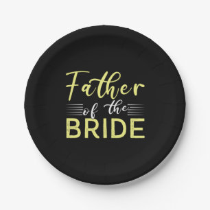 Opa-Geschenk   Vater der Braut Pappteller