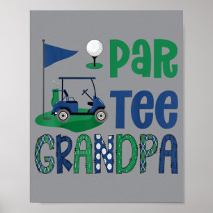 Opa Golf Liebhaber Geburtstagsfeier Familie Poster