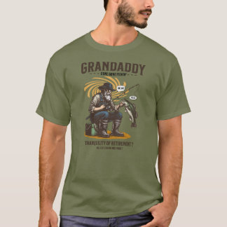 Opa Gone Fishin’ – Lustige Rentner-Angelfahrt  T-Shirt