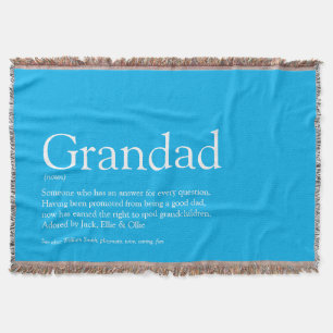 Opa Grandad Papa Definition Sky Blue Decke