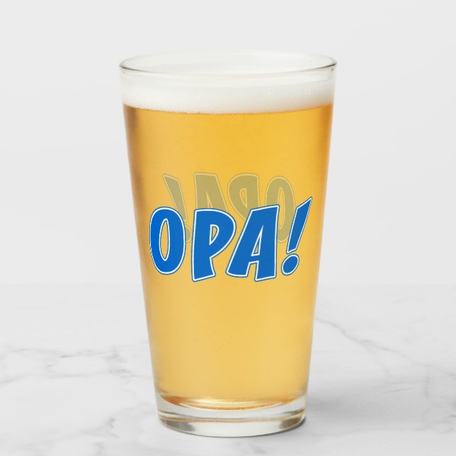 Opa Gria Celebration Glas (Vorne (Gefüllt))