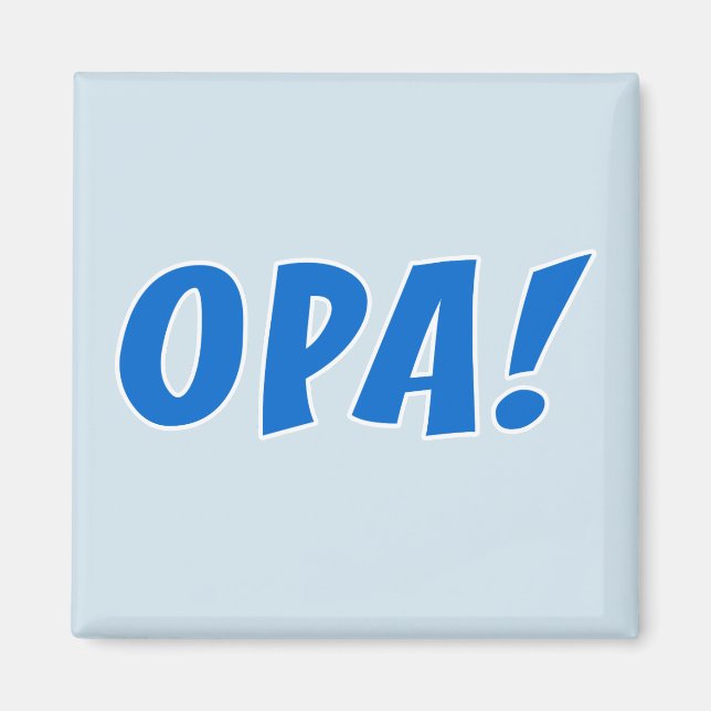 Opa Gria Celebration Magnet (Vorne)
