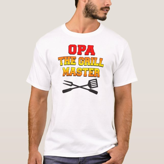 Opa Grill Master T-Shirt (Vorderseite)