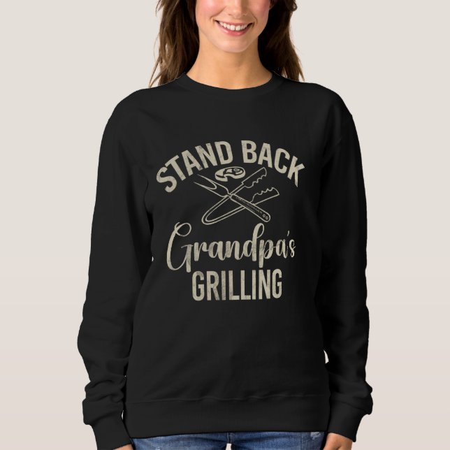 Opa-Grillgrandpa Sweatshirt (Vorderseite)