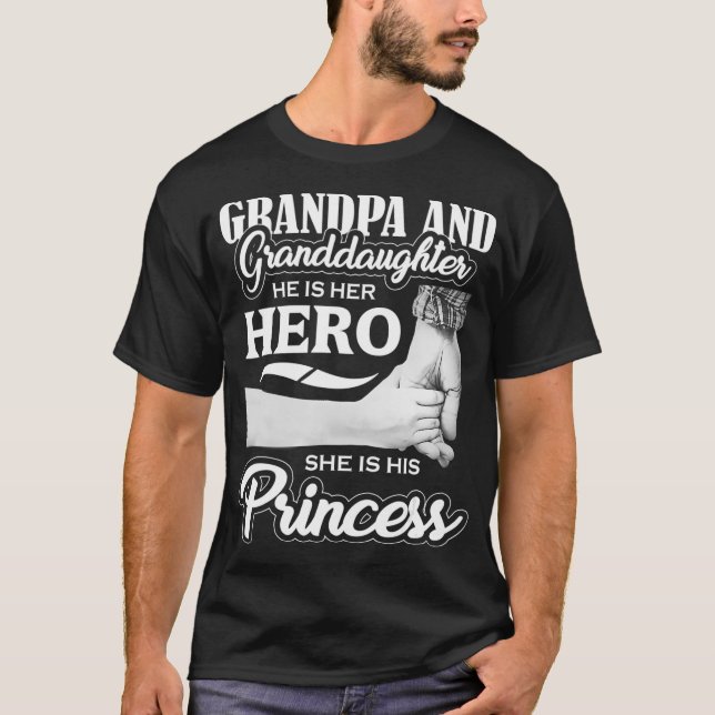 Opa Großtochter Heroin Princess Vathers T-Shirt (Vorderseite)
