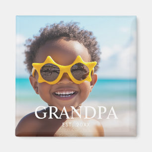 Opa gründete Foto Vatertag Magnet