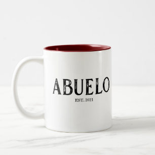 Opa Gründungsjahr Zweifarbige Tasse