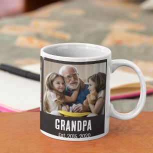 Opa grunge schrift 3 Foto schwarz etabliert Kaffeetasse