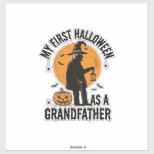 Opa Halloween-Shirt Erster Grusel-Opa_1 Aufkleber