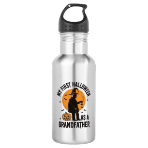 Opa Halloween-Shirt Erster Grusel-Opa_1 Edelstahlflasche
