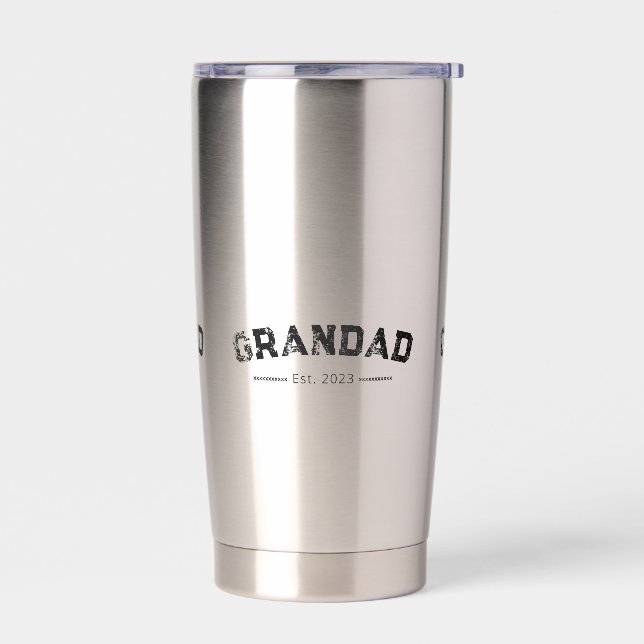 Opa hat ein neues Opa-Geschenk etabliert Thermobecher (Links)