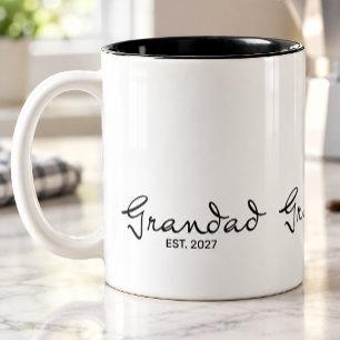 Opa hat einen neuen Enkel Geschenk Zweifarbige Tasse