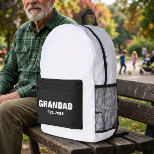 Opa hat moderne, fette Typografie etabliert Bedruckter Rucksack