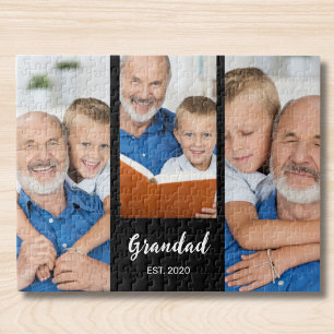 Opa hat modernes Skript 3 Foto eingerichtet Puzzle