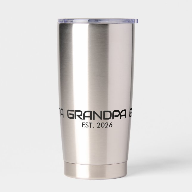 Opa hat neues Opa-Geschenk gegründet  Thermobecher (Links)
