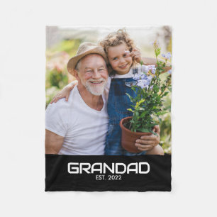Opa hat Spaß etabliert Fettes Foto Fleecedecke