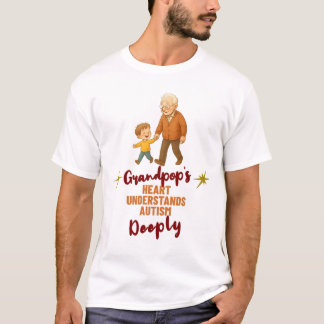 Opa Herz versteht Autismus T-Shirt