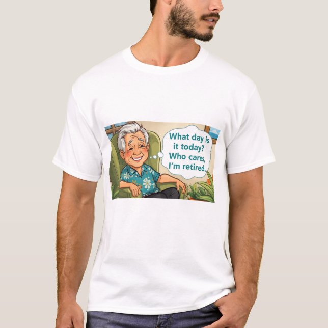 Opa im Ruhestand T-Shirt (Vorderseite)