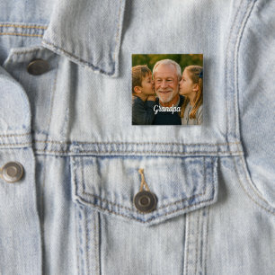 Opa individuelles Foto Button