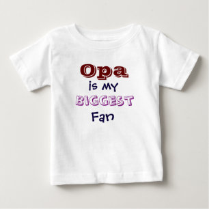 Opa ist mein größter Fan Säugling Kleinkind T - Sh Baby T-shirt