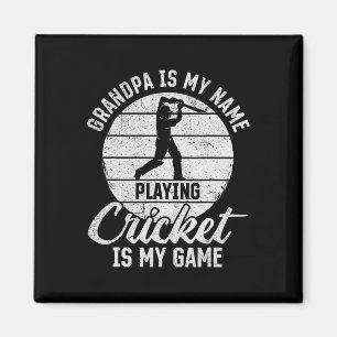 Opa ist mein Name, Cricket spielen ist mein Spiel  Magnet