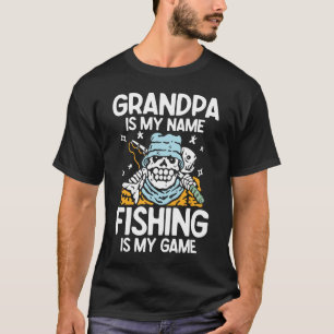 Opa ist mein Name Fischen ist mein Spiel T-Shirt