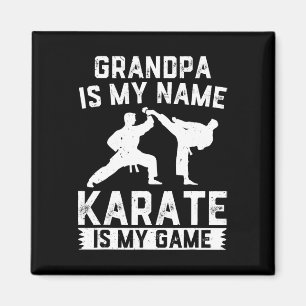 Opa ist mein Name Karate ist mein Spiel - Karate G Magnet